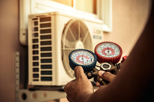 Professional Hvac technician working in Empire, NV